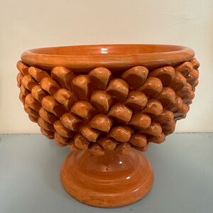 Orange Ceramic Vase